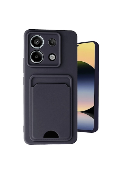 Uryport Xiaomi Redmi Note 13 Pro 5g Kılıf Kelvin Kartvizitli Silikon - Siyah
