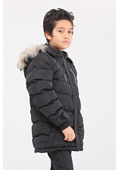 Benitto Kids Erkek Çocuk Mont 51237s-siyah Siyah