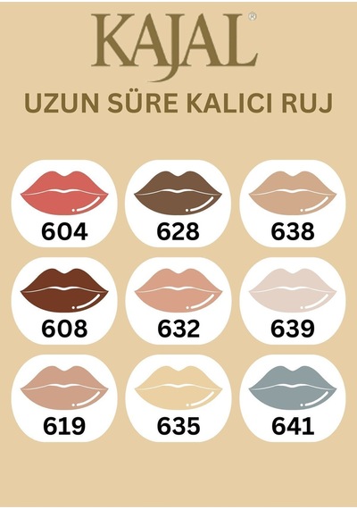 Uzun Süre Kalıcı Ruj & Long Lasting Lipstick No:604 0