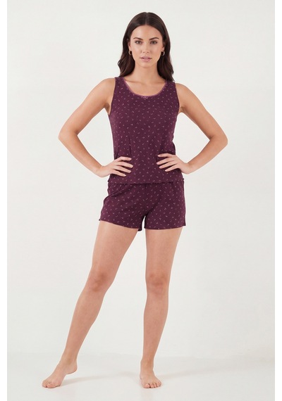 Lela Bayan Pijama Takımı 65770754 Bordo