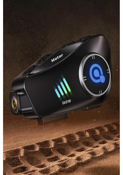 1080p Fhd Kameralı Video Fotoğraf Özellikli Wifi Kamera Bluetooth Arama Müzik İntercom Kask Kulaklık