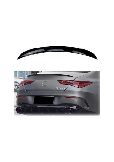 Mercedes Cla W118 Bagaj Üstü Piano Black Spoiler