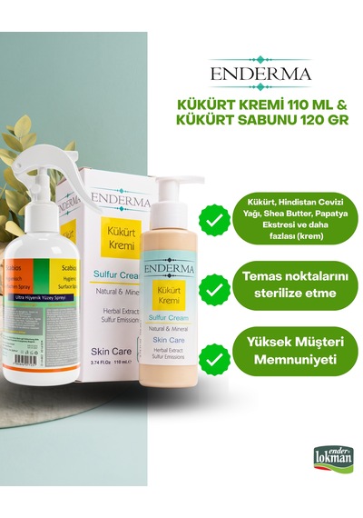 Kükürt Kremi 110ml & Ortam Dezenfektan Spreyi 250ml