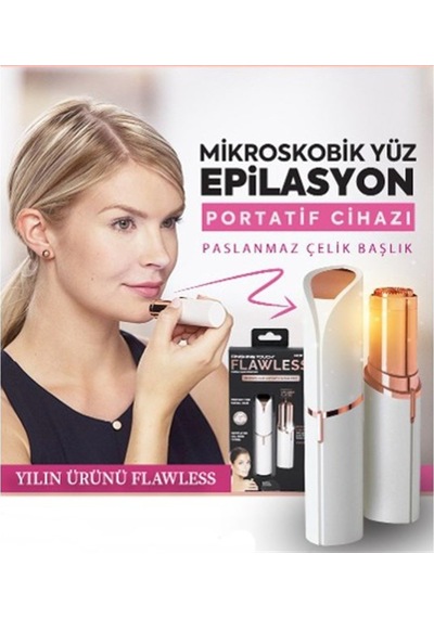 Yüz Ve Cilt Epilasyon Aleti Flawless Şeffaf