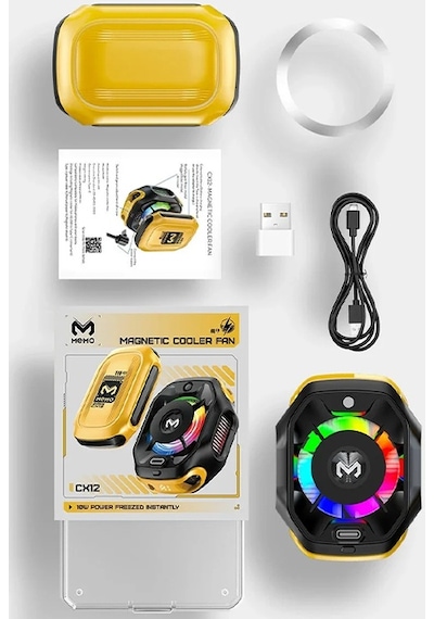Memo Cx12 Pro 2000mah Bataryalı İ Manyetik Cep Telefon Soğutma