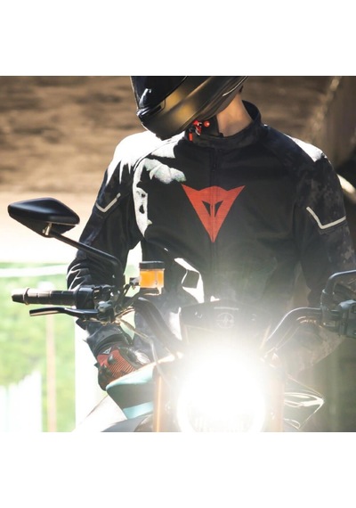Dainese İgnite Camo Black Fluo Red Air Motosiklet Montu