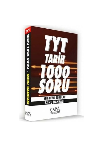 Çapa Yayınları Tyt Tarih Soru Bankası