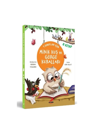 Erdem Çocuk Minik Kuş ve Görgü Kuralları 8 Kitap Takım