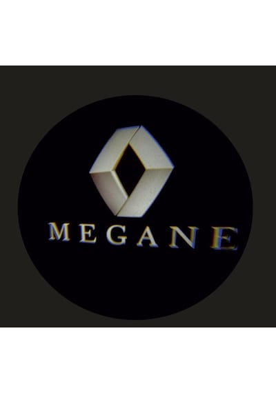 Yeni Megane Araçlar İçin Mesafe Sensörlü Fotoselli Pilli Yapıştırmalı Kapı Altı Led Logo