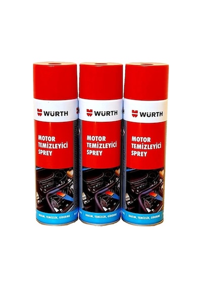 Hızlı Motor Temizleme Spreyi 500 Ml 3 Lü Set