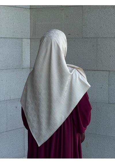 Qalortex Scarf Premium Jakarlı Mira B.boy Eşarp -fil Dişi