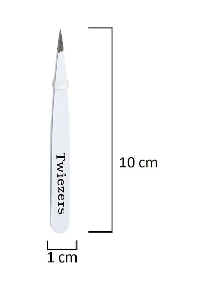 Twiezers Twzset3111 Deri Çantalı 3'lü Paslanmaz Çelik Cımbız Seti - Beyaz/beyaz