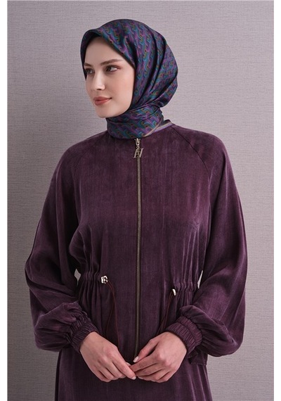 Armine Saf İpek Sura Eşarp 9604d 85 Lacivert Bronz