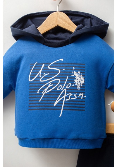 U.S. Polo Assn. Erkek Bebek Mavi Takım Usb2580-c-v1 Mavi