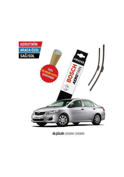 Bosch Aerotwin AR654S Toyota Corolla Silecek Takımı (2007-2013)