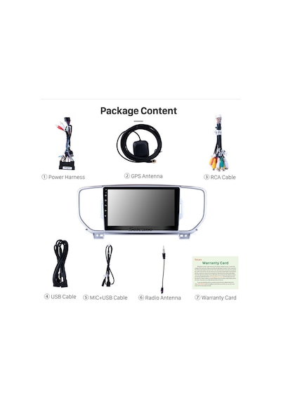 Kıa Sportage 2016-2018 Multimedya Navigasyon Usb Kamera Carplayer