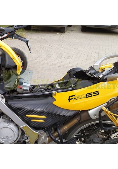 Bmw F650 Gs Motosiklet Araba Oto Etiket Çıkartma Motor 2 Ad 25 X 5 Cm-Görseldeki Sabit Renk