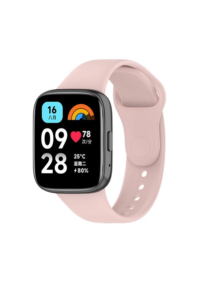Xiaomi Redmi Watch 3 Active Uyumlu Klasik Mkst Kordon-pembe