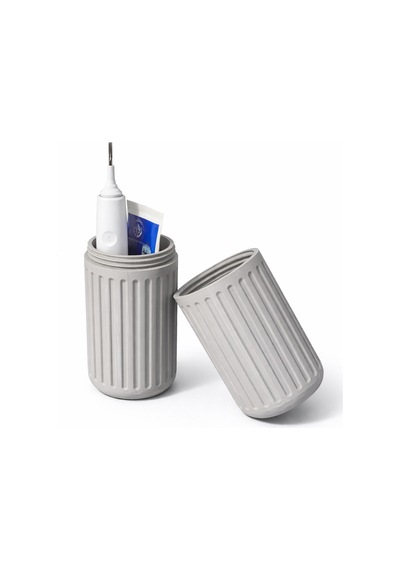 Taşınabilir Çok Amaçlı Silindir Organizer Sert Plastik Diş Fırçası Kutusu & Makyaj Taşıma Kabı Çok Renkli