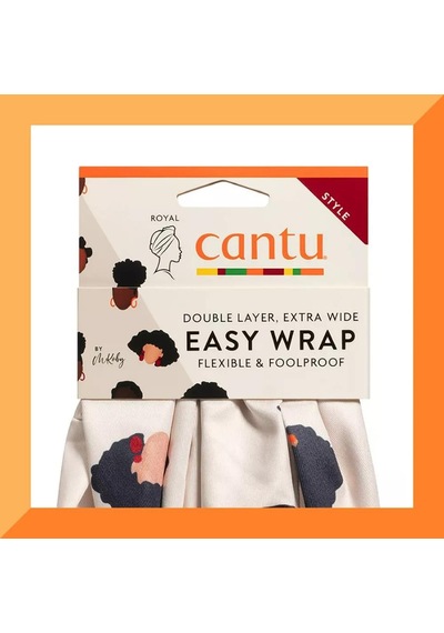Cantu Easy Wrap Saç Bandanası Kaymaz Tasarım Krem