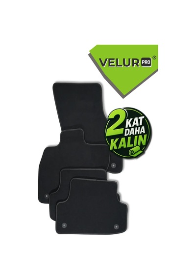 Velurpro Audi A3 1996-2003 Araca Özel Velur Halı Paspas