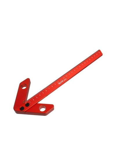 Rox Wood 0128 Alüminyum Merkezleme Aparatı 300 Mm 45 -90 Hassas Ölçüm Cetveli