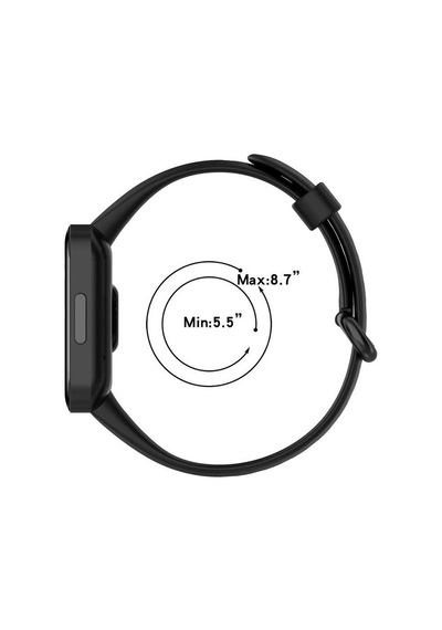 Xiaomi Redmi Watch 2 Lite Uyumlu Klasik Zore Kordon-siyah