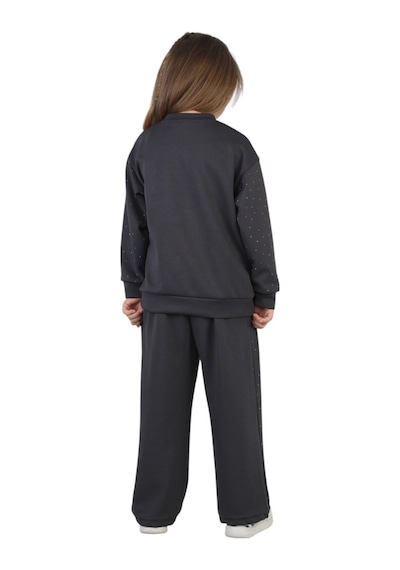 Erdem Kıds Kız Çocuk Taşlı Pijama Takımı Rahat Kalıp Günlük-casual Takım İkili Takım Füme Füme Erdem Kıds Kız Çocuk Taşlı Pijama Takımı Rahat Kalıp Günlük-casual Takım İkili Takım Füme Füme