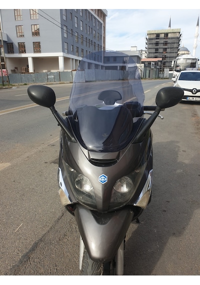 Motocam Piaggio X Evo 250 Ön Cam 2008-2016 Model 70cm Füme Renkli 4mm Uzun
