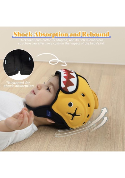 Mambobaby Bebek Koruma Başlığı - Köpekbalığı, Sarı