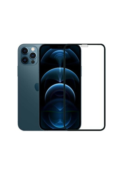 Apple Uyumlu   iPhone 12 (6.1") Seramik Kırılmaz Tam Kaplayan Ekran Koruyucu