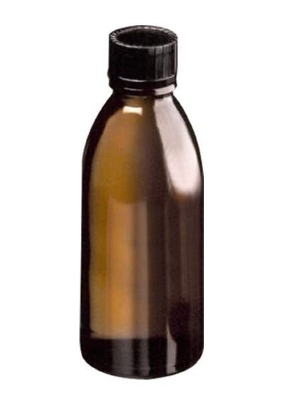 Amber Cam Dar Boyunlu Numune Şişesi 250 Ml