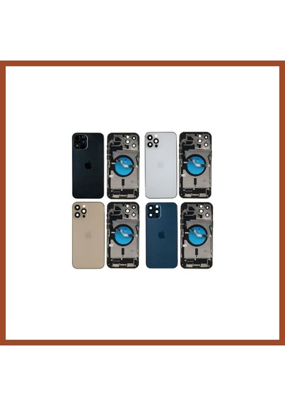 Bezos İphone 12 Pro Max Uyumlu Full Dolu Kasa Gold Pro