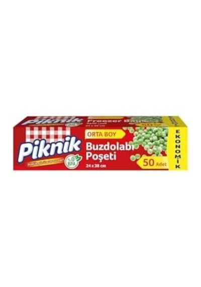 Piknik Buzdolabı Poşeti Ort Eko, 50&apos Li