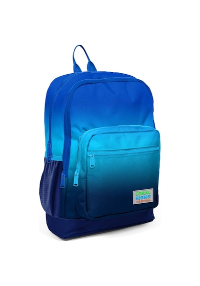 Coral High Kids Lacivert Mavi Renk Geçişli Dört Bölmeli Okul Sırt Çantası 23745