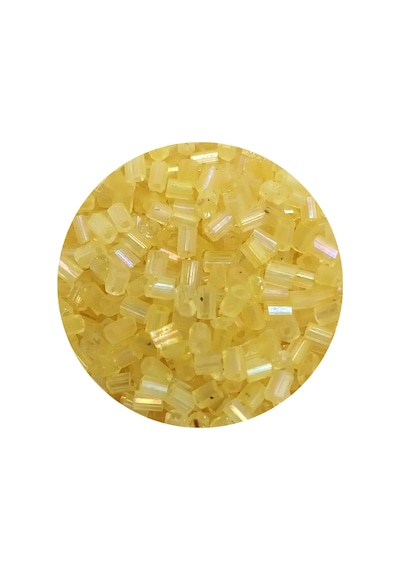 Kesme Cam Boncuk 2mm - 20 Gram - Şeffaf Sarı -bnc303