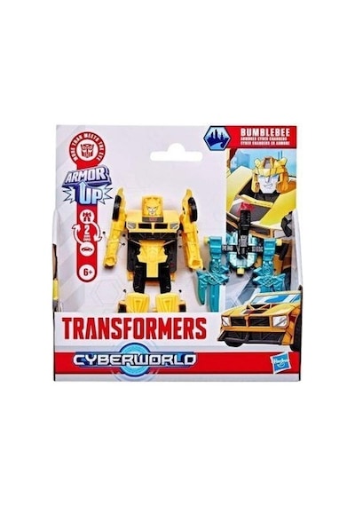 Transformers Cyberworld Armor Up Bumblebee G0747 G1045 Çok Renkli
