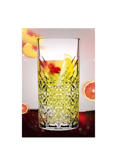 Paşabahçe 4'lü Timeless Sangria / Mojito Keyfi Uzun Kokteyl Bardağı Kutulu