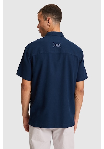 U.S. Polo Assn. U.s. Polo Assn. Erkek Lacivert Gömlek Kısa Kollu 50324739-vr033