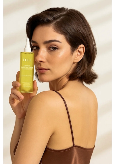 The Ceel Yağlı ve Akneye Eğilimli Ciltler İçin Salisilik Asitli Tonik Niacinamide, Sitrik Asit 200 ML