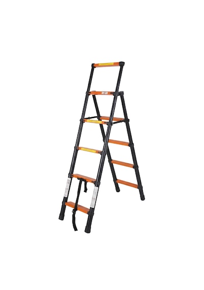Teleskopik Merdiven 1,7+1,4 Metre 5+6 Basamaklı A Tipi Uzayan