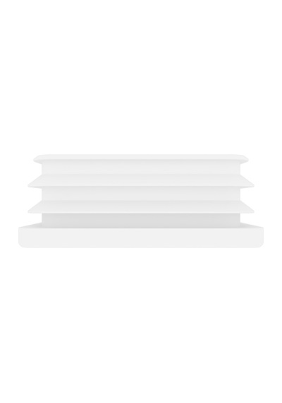 Cateksss 70x70 Mm Profil İçin Kademeli İçe Geçme Profil Tapası, Profil Kapak, Profil Tapa Beyaz - 45 Li Paket