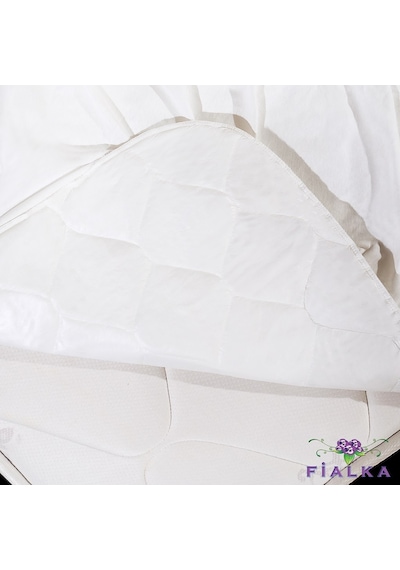 Fialka Alez Kapitoneli Fitted Lastikli Sıvı Geçirmez 180X200 King Beyaz