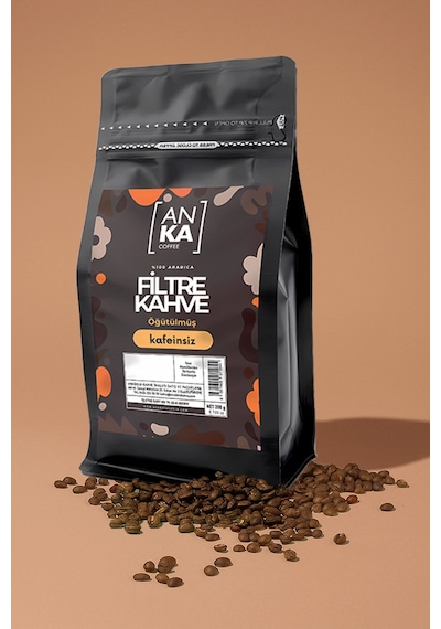 Kafeinsiz Filtre Kahve 200g %100 Arabica, Yumuşak İçim, Dengeli Aroma Öğütülmüş
