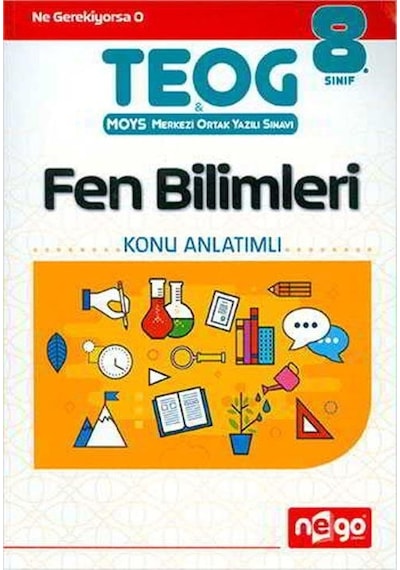 8. Sınıf Teog Fen Bilimleri Konu Anlatımlı -  Nego Yayınları