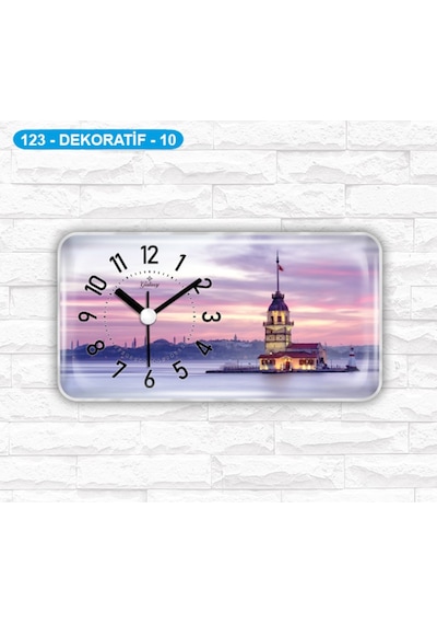 Dekoratif Magnetli Mıknatıslı Buzdolabı Mutfak Duvar Saati (295216089)