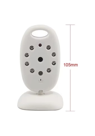 2.0 Lcd Kablosuz Bebek Monitörü Gece Görüş, İki Yönlü Ses, Sıcaklık Ve Ağlama Algılama
