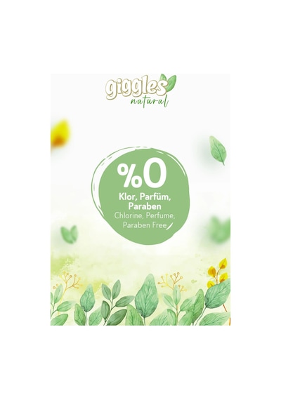 Giggles Natural 5 Numara Juniour Pamuklu Bebek Bezi 42 Adet
