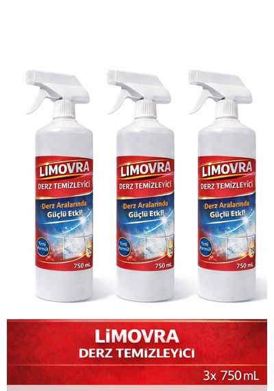 Derz Temizleyici 750ml 3'lü Set