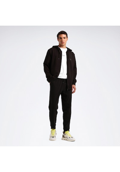 Reebok Fermuarlı Sweatshirt Erkek Siyah Nıkı Fz